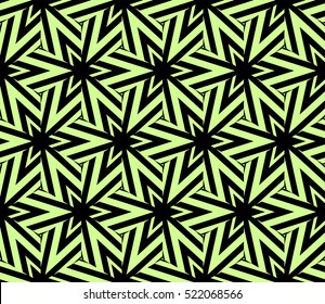 abstract geometric seamless pattern. vector. green