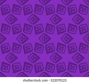 abstract geometric seamless pattern. vector. purple