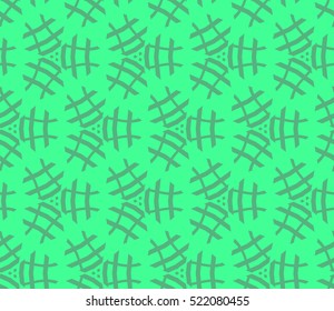 abstract geometric seamless pattern. vector. green