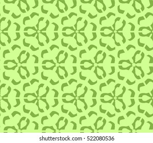 abstract geometric seamless pattern. vector. green