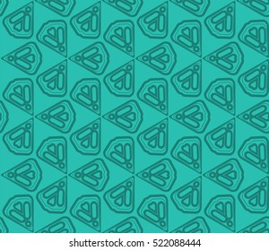 abstract geometric seamless pattern. vector. blue