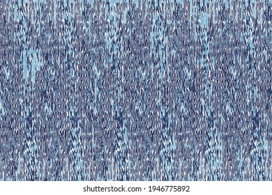 Abstract geometric seamless pattern with vertical stripes. Grunge Blue texture seamless pattern.
