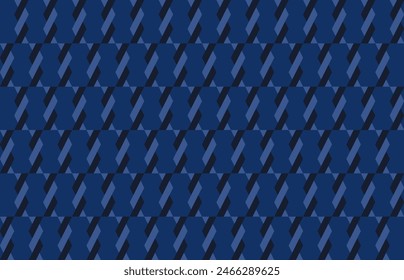 Abstract geometric seamless pattern with vertical helix design in light n dark blue on blue background.Vector illustration.For masculine shirt lady dress textile cover wallpaper all over print