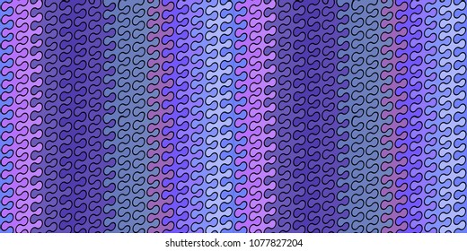 Abstract geometric seamless pattern. Wavy lines. Vector illustration.