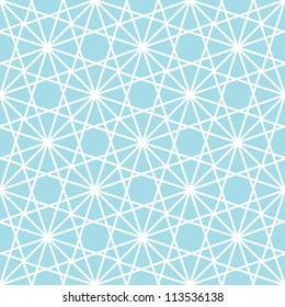 Abstract geometric seamless pattern. Winter ornament with line.