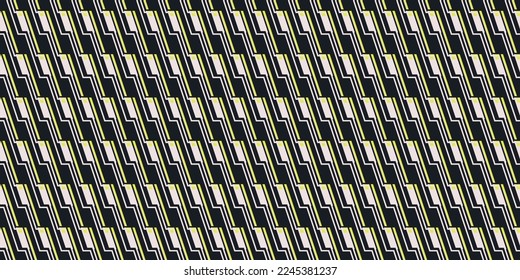Abstract geometric seamless pattern. Yellow background diagonal structure for print.