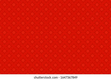 Abstract geometric seamless pattern for your design. Color dodge and screen effect. Circles and dots background.