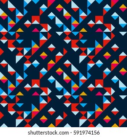 abstract geometric seamless pattern for your design