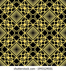 Abstract geometric seamless pattern.Modern minimal design for decor, wallpaper. 