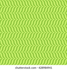 Abstract geometric seamless patterns green background, Vector illustration with swatch
