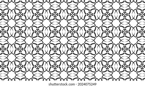 Abstract Geometric seamless patterns. Modern style texture. Repeating geometric tiles with striped circles.