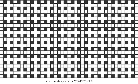 Abstract Geometric seamless patterns. Modern style texture. Repeating geometric tiles with  squares black and white.