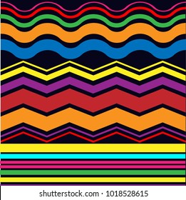 Abstract geometric seamless pattern.Vector background