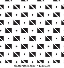 Abstract geometric seamless pattern.Vector illustration