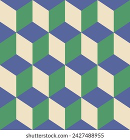 Abstracto geométrico sin costuras. Perfecto para imprimir en tela, papel o azulejos de cerámica