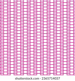 abstract geometric seamless pink box stroke line pattern.