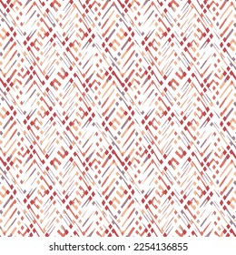 Abstract geometric seamless red background pattern print.On a chess background there are a lot of wicker patches. Seamless easily editable pattern.