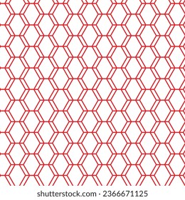 abstract geometric seamless red polygon pattern.