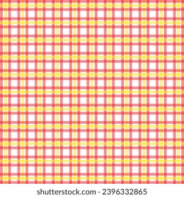 patrón de línea cruzada de color amarillo rojo sin costuras geométricas abstractas.