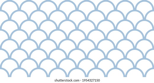 Abstract geometric seamless repeat pattern vector background, scale wallpaper