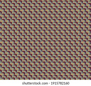 Abstract geometric seamless repeating pattern. Minimal geometric shape. Vector illustration.