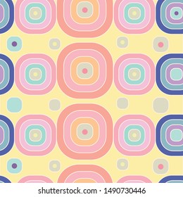 Abstract geometric seamless Surface design pattern. colorful vector with triangles and shape. Can use for print, template, fabric, presentation, textile, banner, poster, wallpaper, poster, card