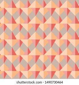 Abstract geometric seamless Surface design pattern. colorful vector with triangles and shape. Can use for print, template, fabric, presentation, textile, banner, poster, wallpaper, poster, card