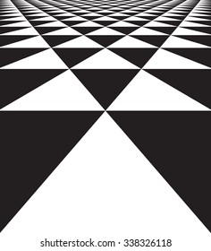 Abstract geometric seamless texture background of black and white triangles. Vector illustration