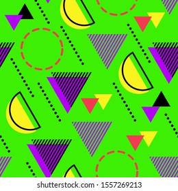 Abstract geometric seamless vector background for use in design. Mockup.