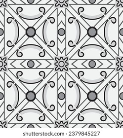 Abstract geometric seamless Vector Pattern.