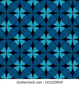 Abstract Geometric Seamless Vector Print Pattern