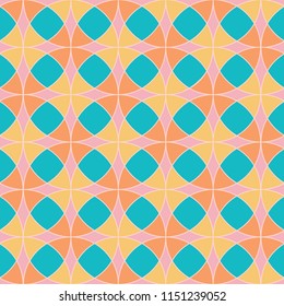 Abstract Geometric Seamless Vector Print Pattern