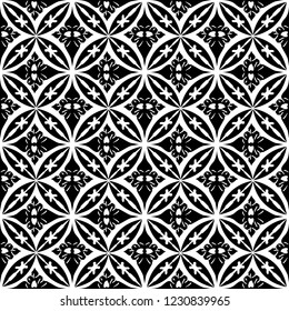 Abstract Geometric Seamless Vector Print Pattern