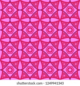 Abstract Geometric Seamless Vector Print Pattern