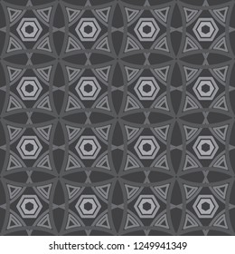 Abstract Geometric Seamless Vector Print Pattern