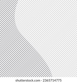 patrón de línea de rayas grises y geométricas abstractas sin costura.
