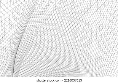 abstract geometric shape 3d illustration