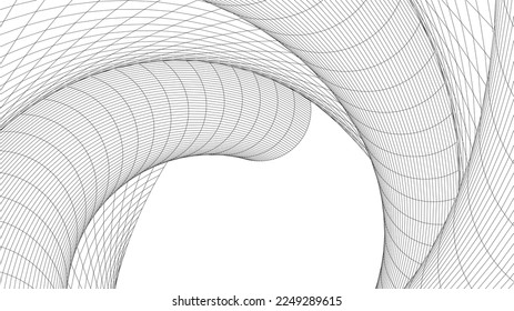 Resumen de la forma geométrica 3d ilustración