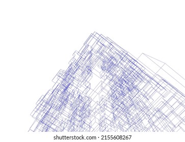 abstract geometric shape architectural background