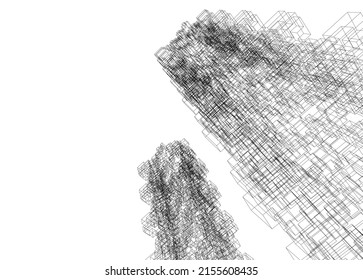 abstract geometric shape architectural background