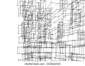 abstract geometric shape architectural background