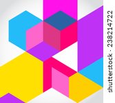 Abstract geometric shape background 