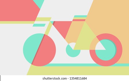 Abstract Geometric Shape Background.