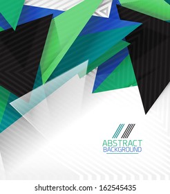 Abstract geometric shape background