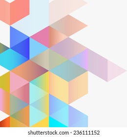 Abstract geometric shape background