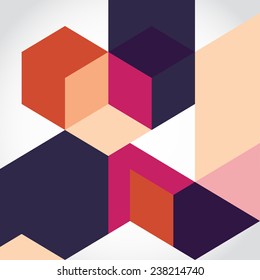 Abstract geometric shape background 