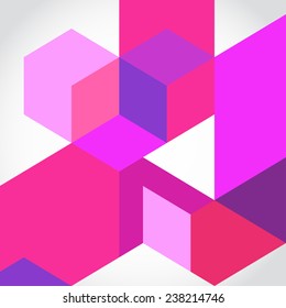 Abstract geometric shape background 