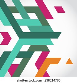 Abstract geometric shape background 