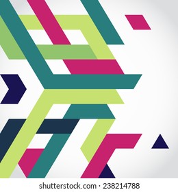 Abstract geometric shape background 