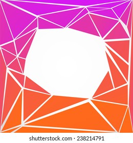 Abstract geometric shape background 